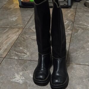 Born Black Over the Knee Boots